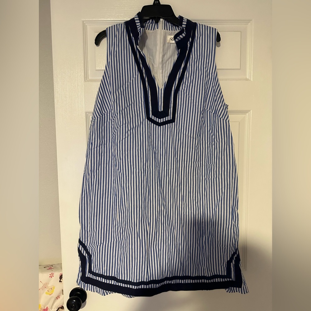 Cute blue stripped dress